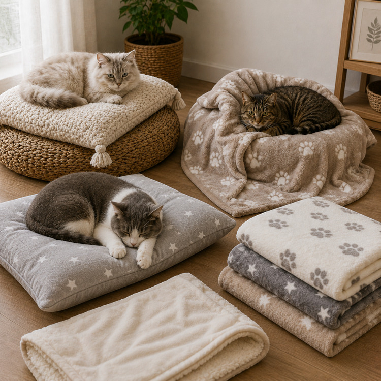 Katzenkissen & Katzendecken