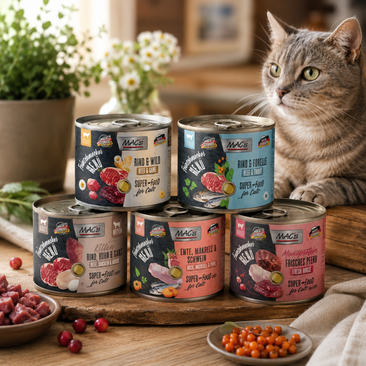 Katzennassfutter MAC´s Feinschmecker Menüs