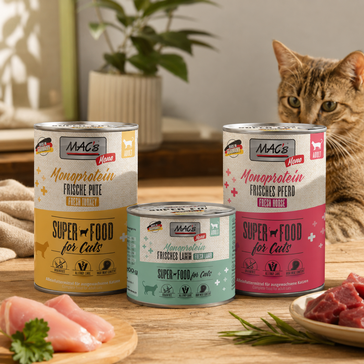 Katzennassfutter MAC´s Monoprotein