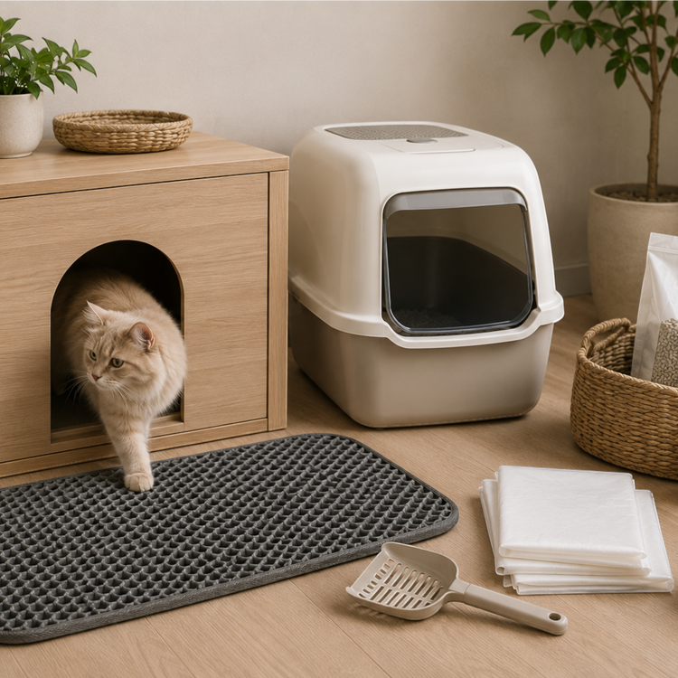 Katzentoiletten, Streu & Zubehör