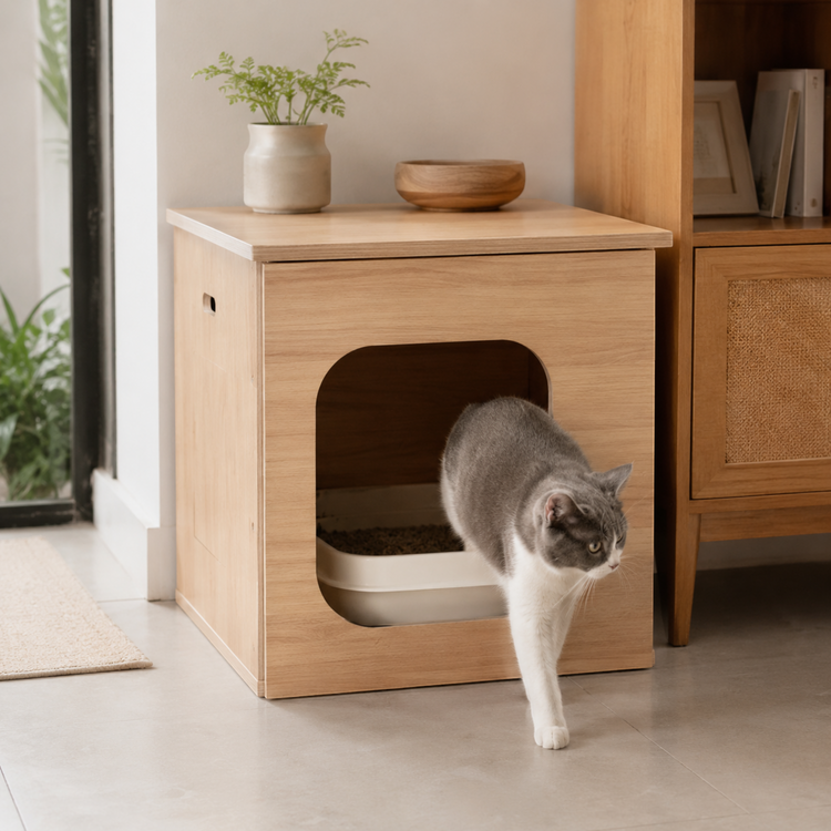 Katzentoilettenhäuschen