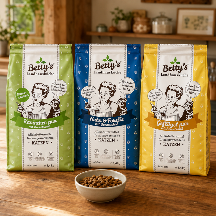Katzentrockenfutter Betty´s Landhausküche