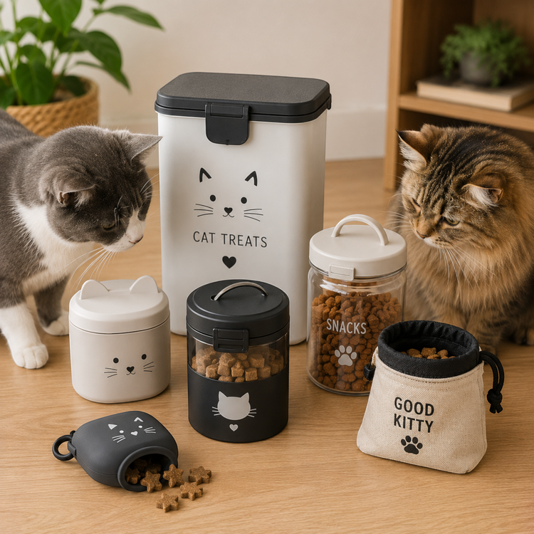 Leckerchenbox- & Behälter für Katzensnacks