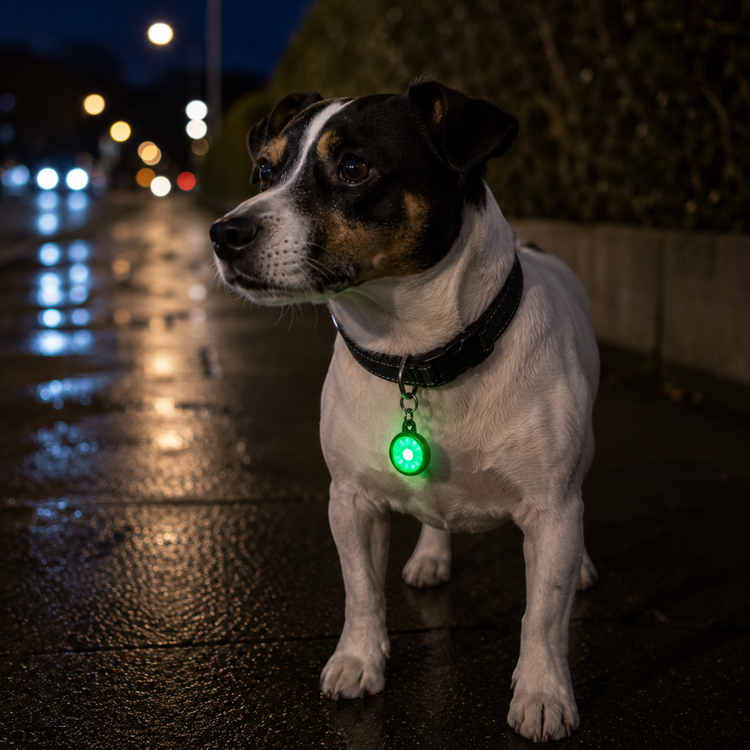 Leuchtanhänger für Hunde