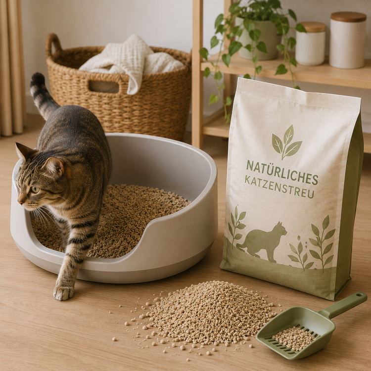 Natürliches Katzenstreu