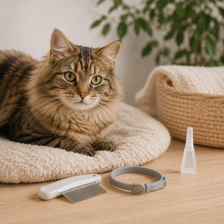 Parasitenbekämpfung für Katzen
