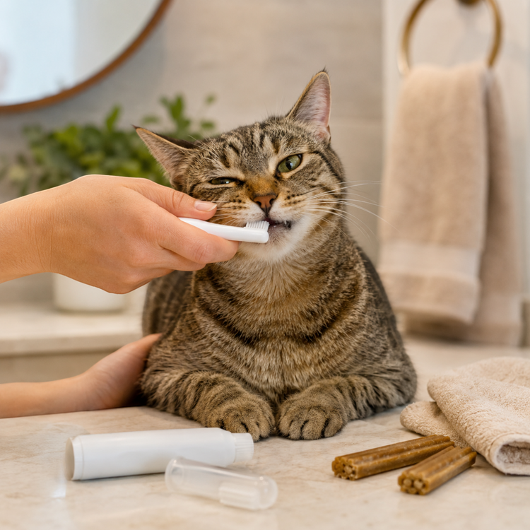 Zahnpflege für Katzen