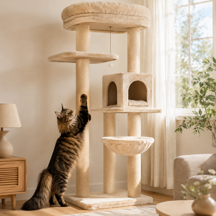 XL Katzenkratzbaum für große Katzen ab 160cm