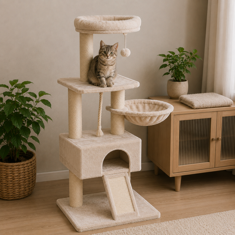 Mittlerer Katzenkratzbaum zwischen 100 - 160cm