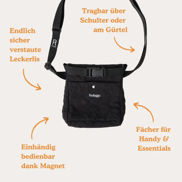 Redoggo Leckerlibeutel – Einhändig, wasserdicht & immer griffbereit