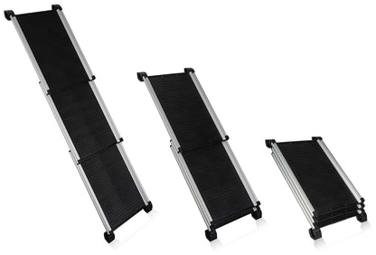 Knuffelwuff Hunderampe 70-158cm - Ausziehbare Teleskoprampe