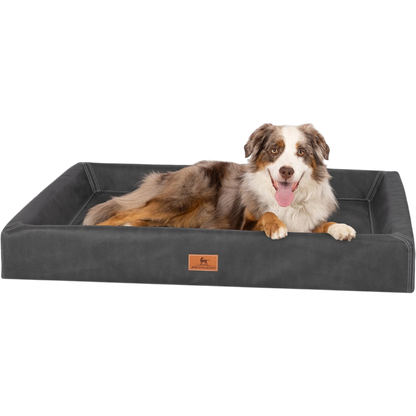 Knuffelwuff Orthopädisches Hundebett Austin – Pflegeleicht, Komfortabel & Gelenkschonend