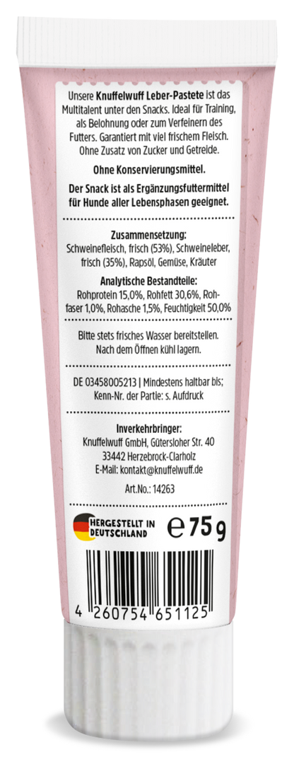 De Hun’nenhoff | Knuffelwuff Tuben Snacks – Natürliche Belohnung aus der Tube