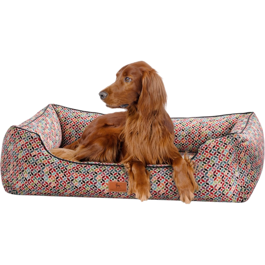 Knuffelwuff Orthopädisches Hundebett Marrakesch – Exotischer Stil trifft auf höchsten Komfort