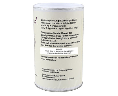 Lunderland Bio-Seealgenmehl – Reines Naturprodukt für Fell, Pigmentierung & Verdauung
