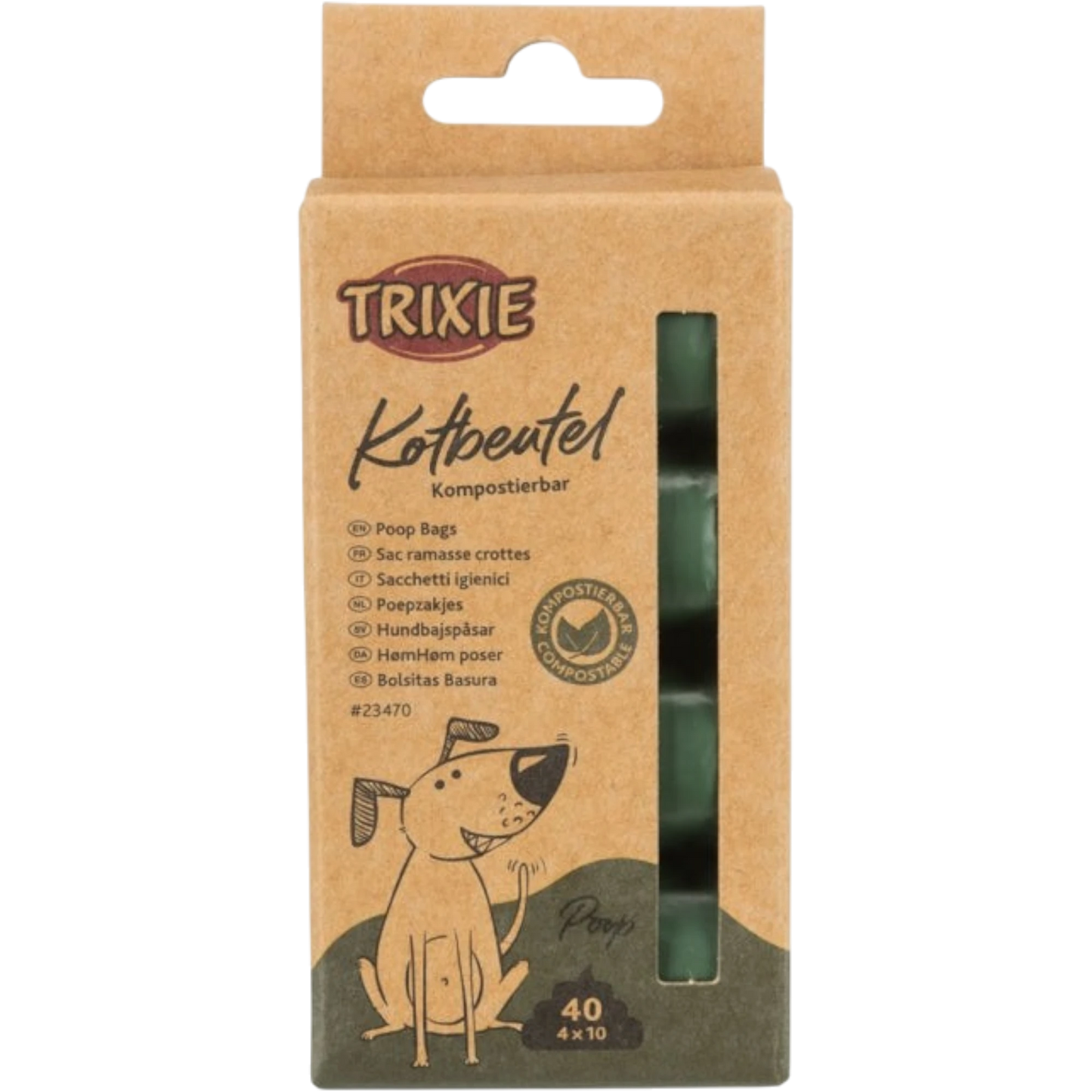 Trixie Pick Up Kompostierbare Hundekotbeutel – Gut für Ihren Hund und die Umwelt