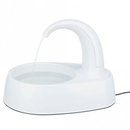 Trixie Trinkbrunnen „Curved Stream“ – Frisches & gefiltertes Wasser für Ihr Haustier