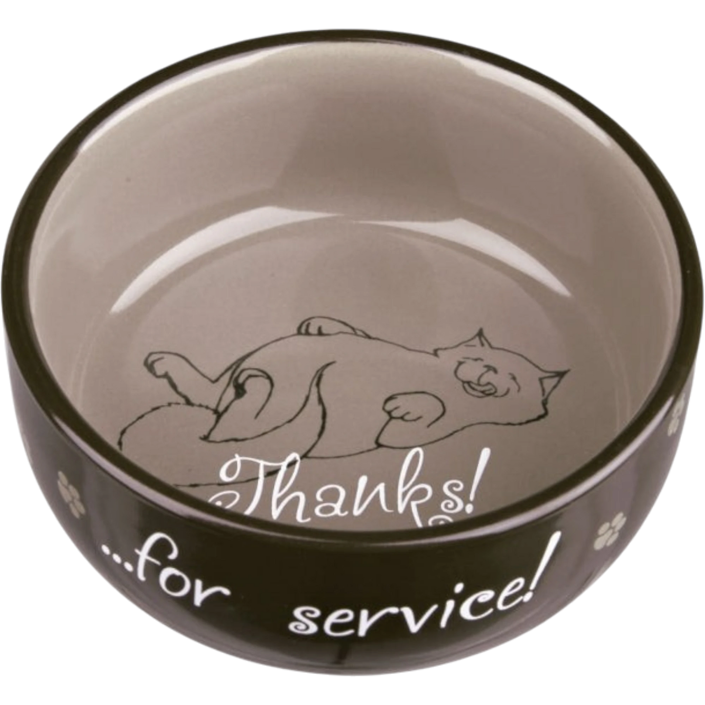 Trixie Keramiknapf "Thanks for Service!" – Praktisch und funktional für Ihre Katze
