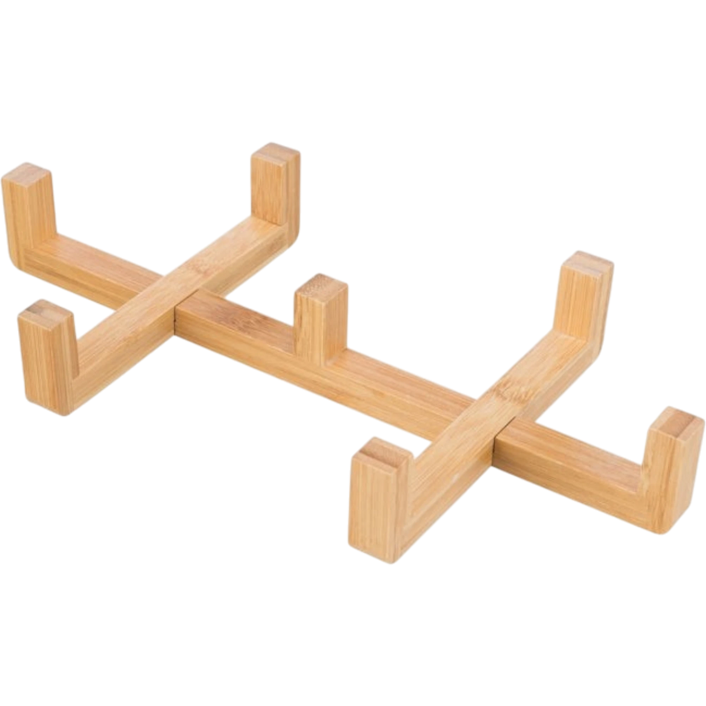 Trixie Stilvolles Doppelnapf-Set aus Keramik & Holz – für ein elegantes Fresserlebnis