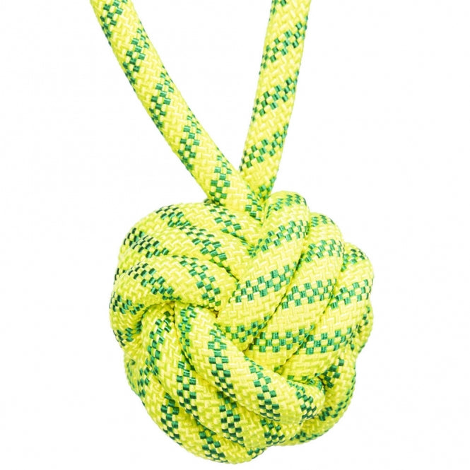 Trixie Aqua Toy Spieltau mit eingeflochtenem Ball – Für starke Zerrspiele & spritzige Action