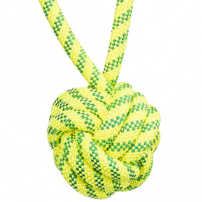 Trixie Aqua Toy Spieltau mit eingeflochtenem Ball – Für starke Zerrspiele & spritzige Action