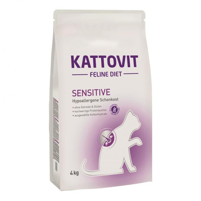 Kattovit Feline Diet Sensitive – Getreidefreie Schonkost für sensible Katzen