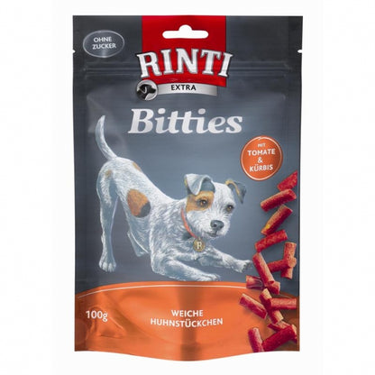 Rinti Extra Bitties – Huhn, Tomate & Kürbis – 100g