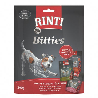 Rinti Extra Bitties Multipack 300 g – Dreifacher Snack-Genuss für Hunde