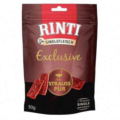 🦴 Rinti Exclusive Snack Strauß 50g