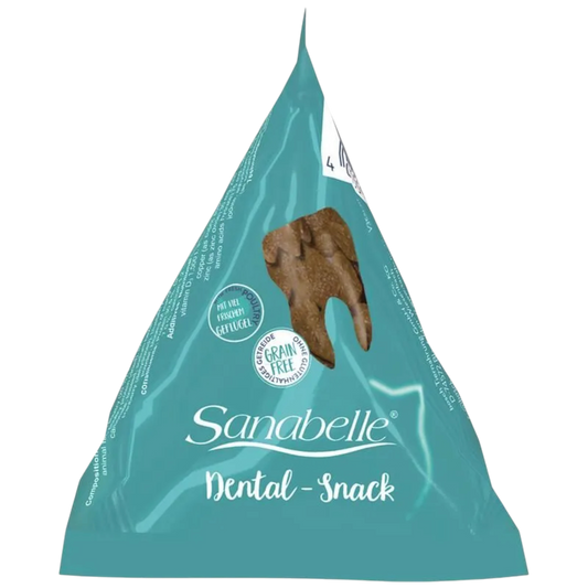 Sanabelle DENTAL-SNACK – Zahnpflege-Kaubites für gesunde Katzenzähne