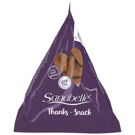 Sanabelle THANKS-SNACK – der herzliche Leckerbissen für wählerische Samtpfoten