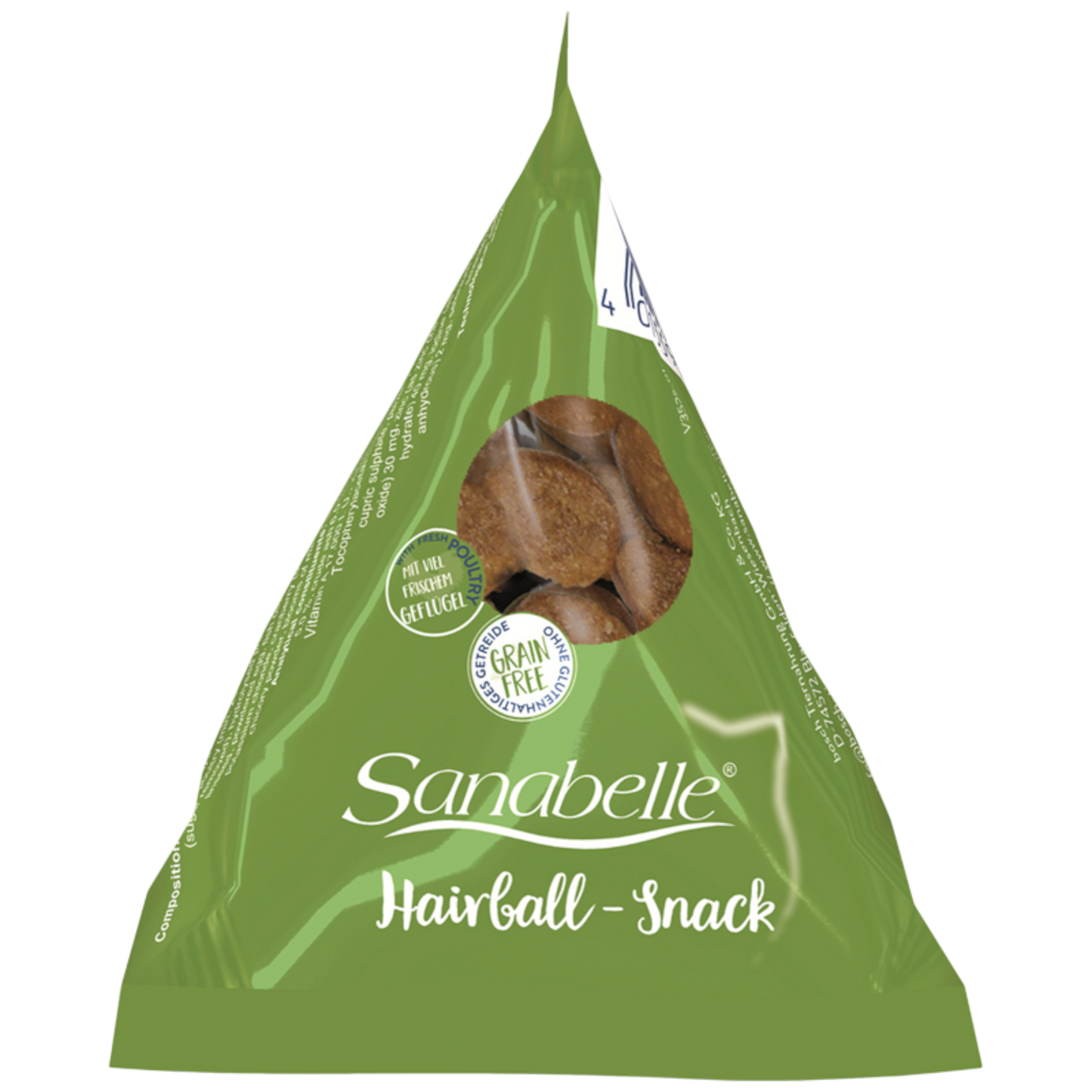 Sanabelle HAIRBALL-SNACK – natürliche Unterstützung gegen Haarballen