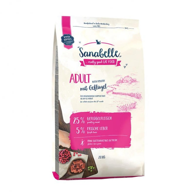 Sanabelle Adult Geflügel – Hochwertiges Trockenfutter für ausgewachsene Katzen