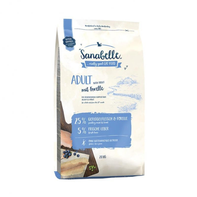 Sanabelle Adult Forelle – Trockenfutter für ausgewachsene Katzen