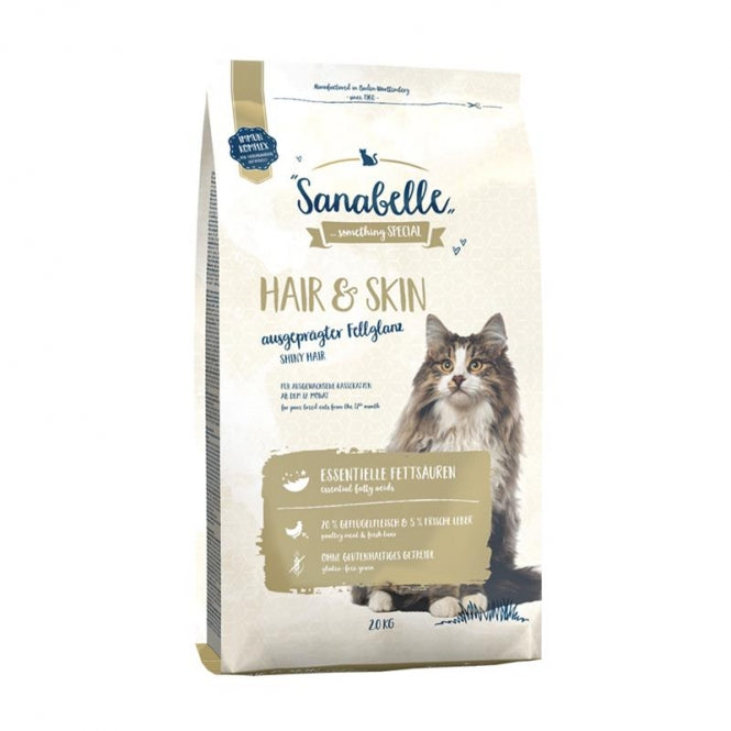 Sanabelle Hair & Skin – Trockenfutter für seidiges Fell & gesunde Haut