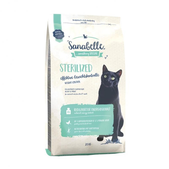 Sanabelle Sterilized – Getreidefreies Trockenfutter für kastrierte Katzen