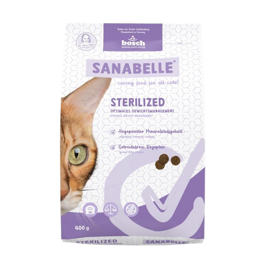 Sanabelle Sterilized – Gewichtskontrolle, Sättigung & sensibler Harntrakt optimal unterstützt