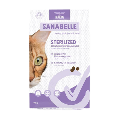 Sanabelle Sterilized – Gewichtskontrolle, Sättigung & sensibler Harntrakt optimal unterstützt