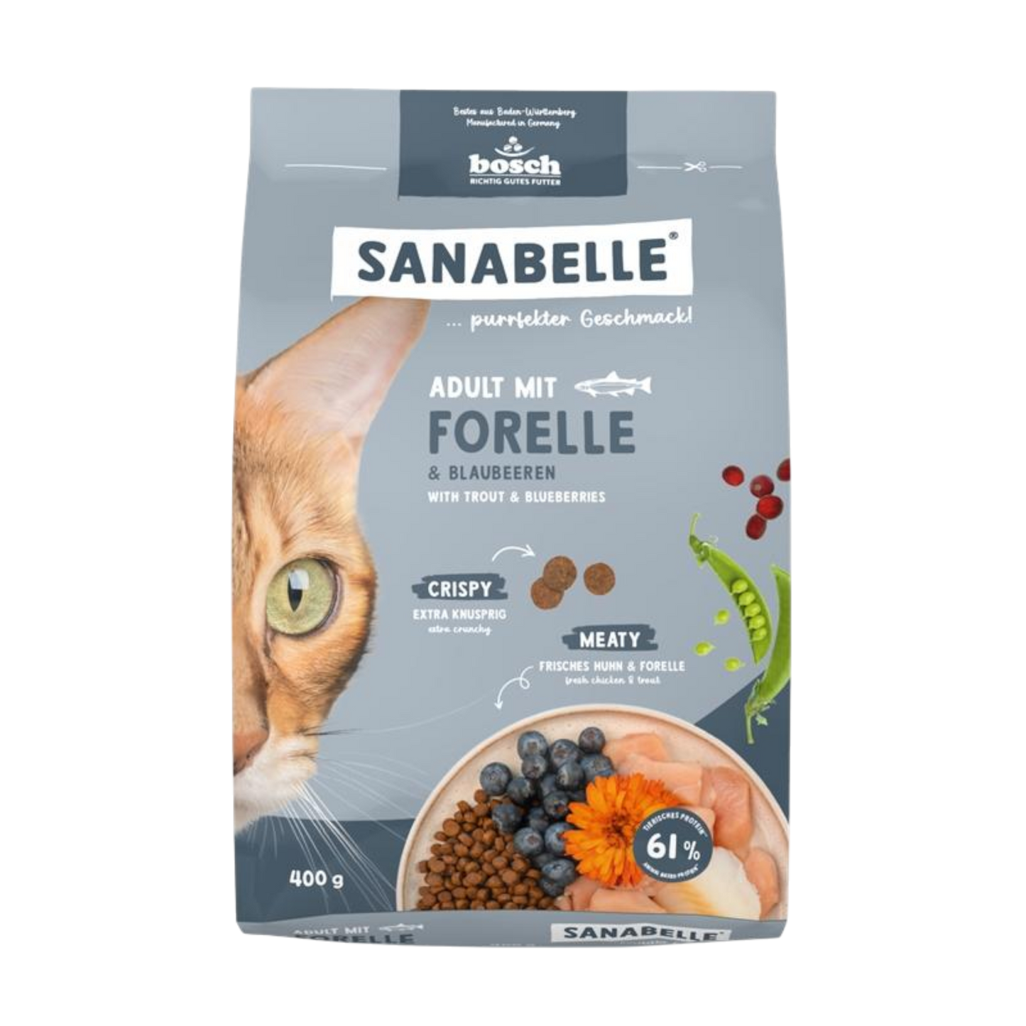 Sanabelle Adult – Forelle für glänzendes Fell & ausgewogene Vitalernährung