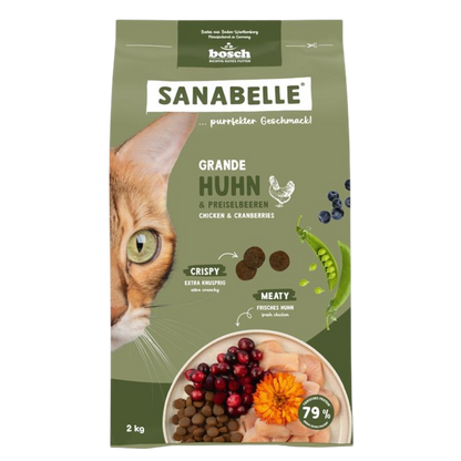 Sanabelle Grande – Huhn für große Katzen & intensives Kauerlebnis