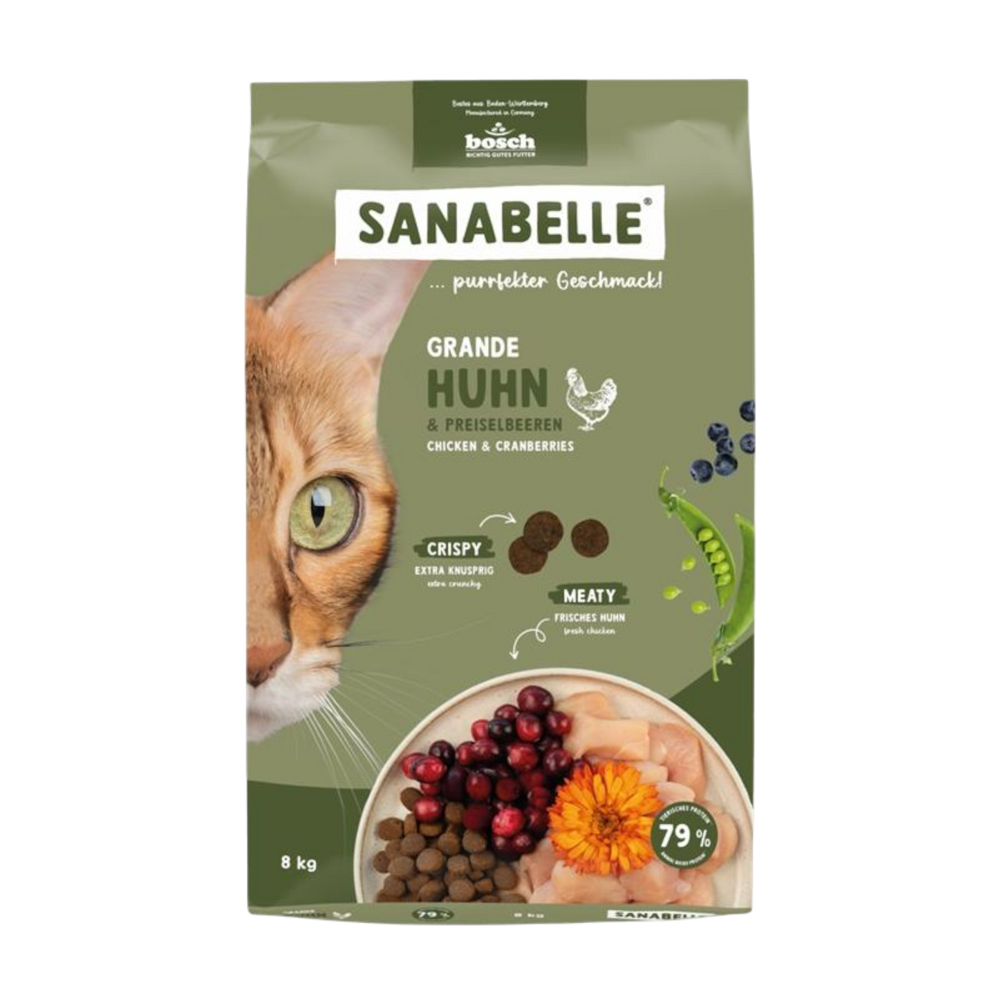 Sanabelle Grande – Huhn für große Katzen & intensives Kauerlebnis
