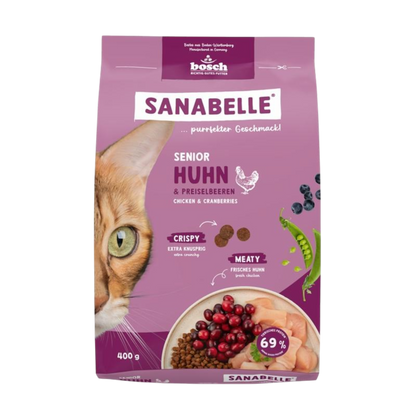 Sanabelle Senior – Huhn für vitale Katzen ab 8 Jahren