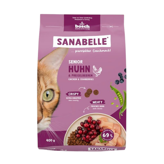 Sanabelle Senior – Huhn für vitale Katzen ab 8 Jahren