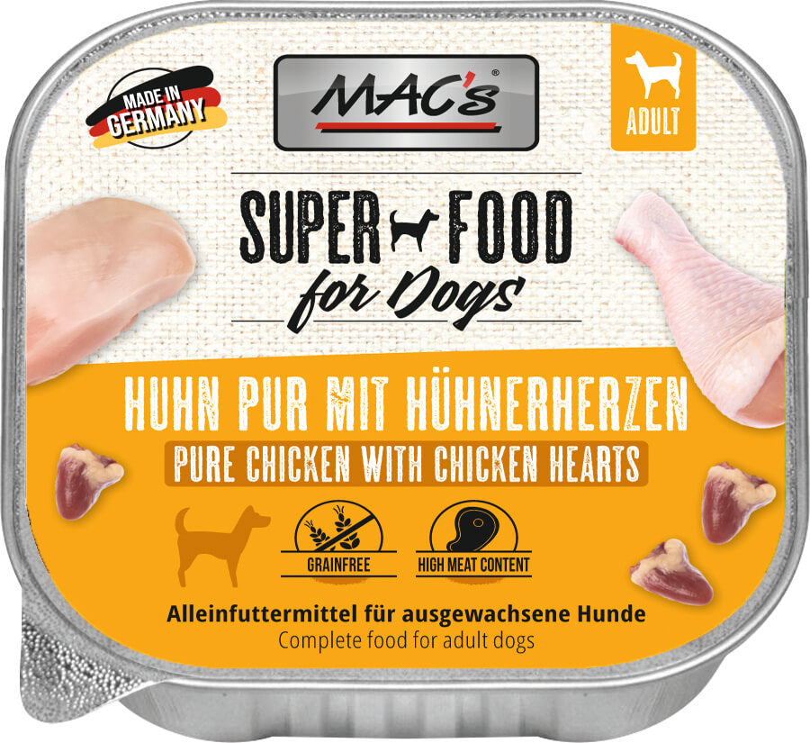 Mac’s Dog Huhn Pur – Reines Fleisch für eine natürliche Ernährung