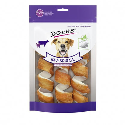 Dokas Kauspirale mit Hühnerbrust – der gedrehte Snack für langanhaltenden Genuss