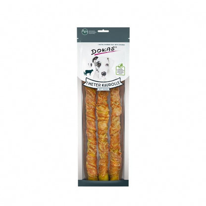 Dokas Rinderhaut mit Hühnerbrust – der Kau-Snack für ausdauernde Genießer