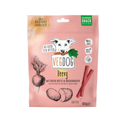 VegDog Beevys – Die pflanzlichen Jackpot-Sticks mit unwiderstehbarem Raucharoma!