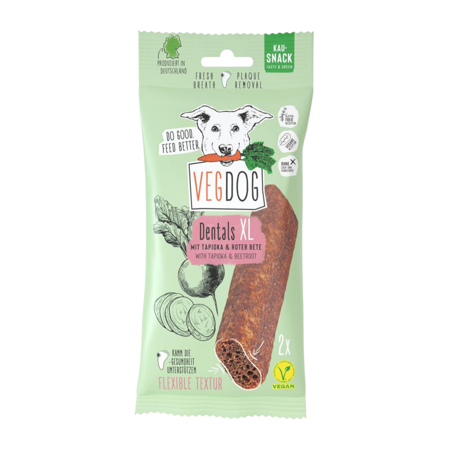 VegDog Dentals XL – Extra groß, extra stark, extra sauber!