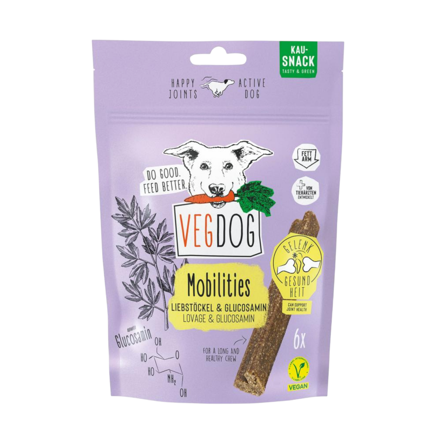 VegDog MOBILITIES – Gelenkpower & Kauspaß in einem Snack