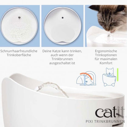 Catit PIXI Trinkbrunnen – Stilvolle Wasserversorgung für deine Katze